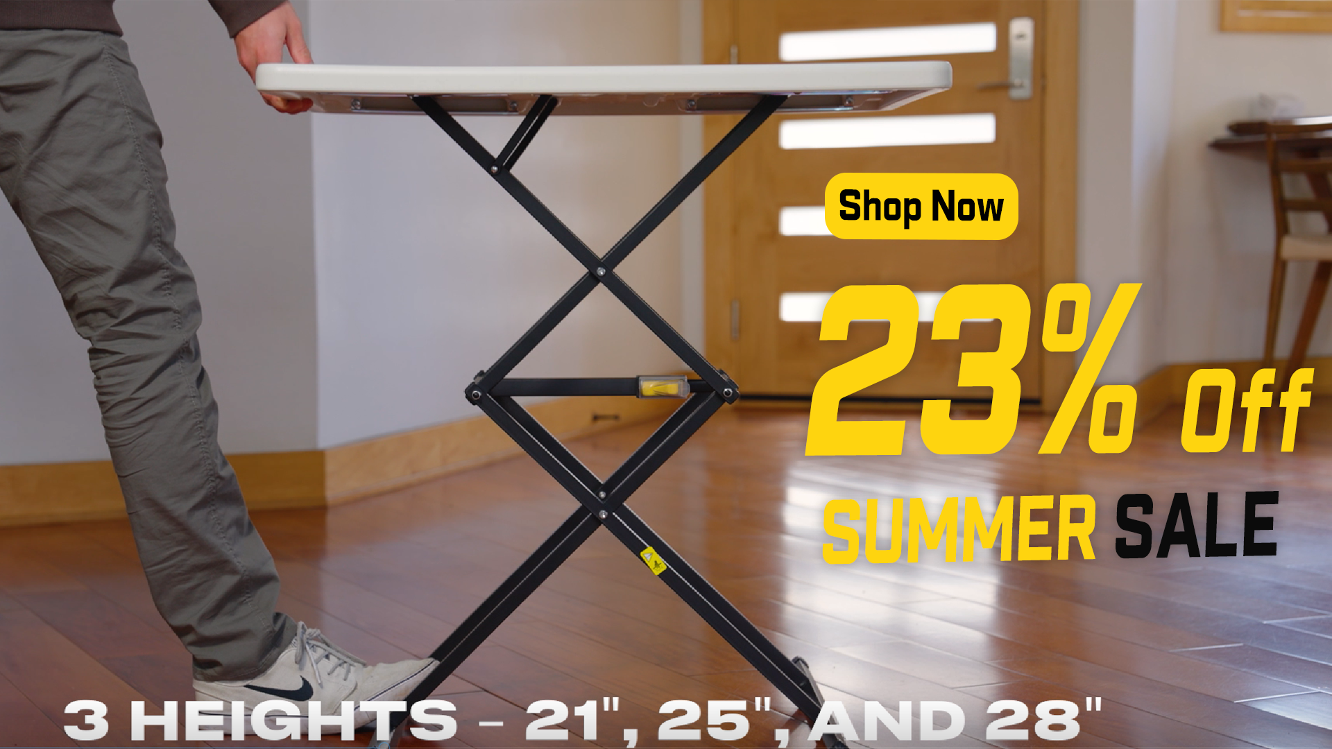 Amazon.com: FanttikOutdoor Folding Table 2-Second One-Hand Height